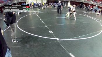 126 lbs Cons. Round 3 - Lucy Kutschara, Waverly Wrestling Club - Girls vs Shelby Henderson, Broken Bow Wrestling Club