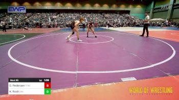 135 lbs Round Of 128 - Diesel Pedersen, Team Tulsa Wrestling Club vs Kameron Rush, USA Gold