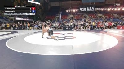 285 lbs Cons. Sub-rd Of 64 - Jonathon Romo, KS vs Grady Agone, CO