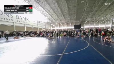 54 lbs Cons. Semi - Keagan Harwood, North Sevier Wolf Pack vs Gavin Hancey, Fremont Wrestling Club