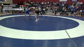 149 lbs Champ. Round 2 - Garrett Wood, Lander vs Maximos Stedeford, Montevallo