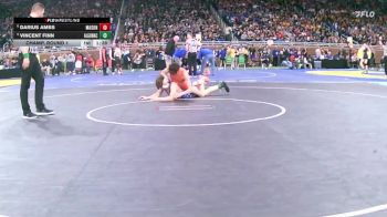 D2-132 lbs Champ. Round 1 - Vincent Finn, Algonac vs Darius Ambs, Mason