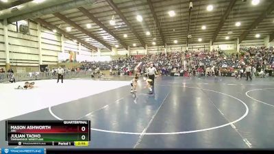 54 lbs Quarterfinal - Mason Ashworth, JWC vs Julian Taoho, Timpanogos Wrestling