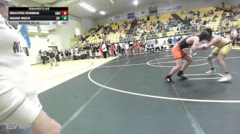 155 lbs Round Of 32 - Braxton Norman, GRAVETTE vs Isaiah Muck, Jay Junior High