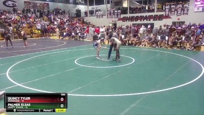 106 lbs Round 1 (16 Team) - Quincy Tyler, Bainbridge vs Palmer Elsas, Lovett School