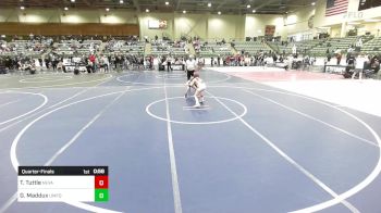 70 lbs Quarterfinal - Tyler Tuttle, Nevada Elite vs Grayson Maddux, Umpqua WC