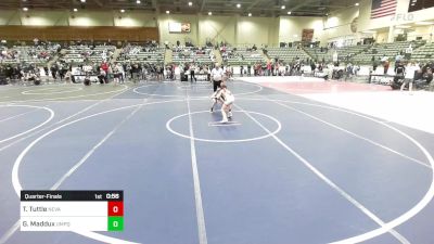 70 lbs Quarterfinal - Tyler Tuttle, Nevada Elite vs Grayson Maddux, Umpqua WC