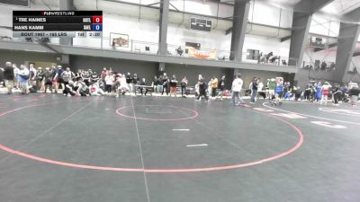 165 lbs Semis - Tre Haines, Outlaw vs Hans Kamm, Salem Elite