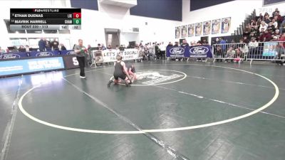 113 lbs Cons. Round 2 - Ethan Duenas, La Serna vs Mavrik Harrell, Chaminade