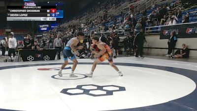 138 lbs Champ. Rd Of 16 - Christopher Grossman, Montana vs Deven Lopez, Colorado