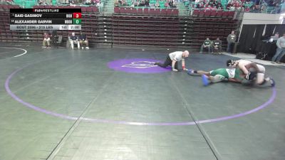 215 lbs Round Of 16 - Said Gasimov, High Point Academy vs Alexander Garvin, Woodland
