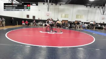 175 lbs Round Of 16 - Benjamin Peden, Greenwich vs Branimir Lah, Amity