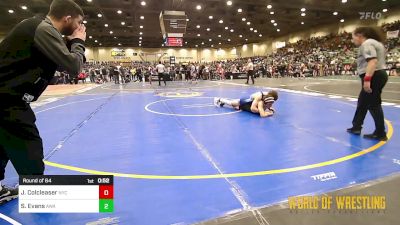 145 lbs Round Of 64 - Jacob Colcleaser, NorthShore "NYC" vs Sawyer Evans, Ascend Wrestling Academy