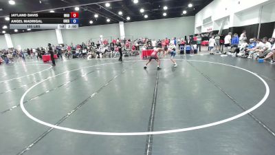 100 lbs Jayland Davis, Team Indiana Gold vs Angel Madrigal, Team Oregon