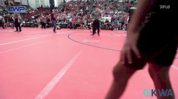 70-74 lbs Rr Rnd 4 - Karsyn Hockett, Caney Valley Wrestling vs Sanai Daniels, RSA RedStorm