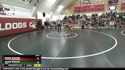 157 1A Semifinal - Quinn Phillips, Omak vs Frank Rosario, Cascade (Leavenworth)