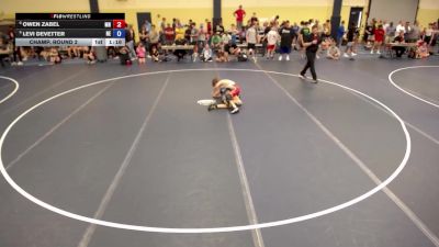 106 lbs Champ. Round 2 - Owen Zabel, MN vs Levi DeVetter, NE