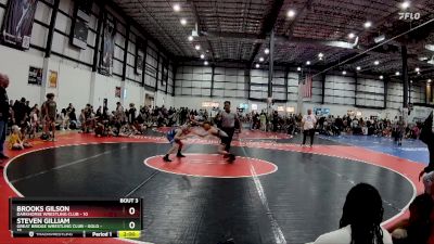 70 lbs Placement (4 Team) - Brooks Gilson, DARKHORSE WRESTLING CLUB vs Steven Gilliam, GREAT BRIDGE WRESTLING CLUB - GOLD