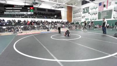 126 lbs Cons. Round 3 - Andrew Rodriguez, Paramount vs Zairone Cabrera, South Torrance