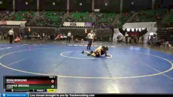 138 lbs Champ. Round 2 - Cooper Brooks, Jasper vs Ryan Bowling, Pell City