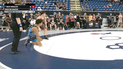144 lbs Champ. Rd Of 128 - Nico DeSalvo, Iowa vs Swayze Martin, Alabama