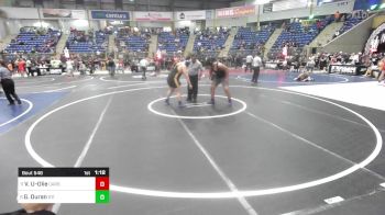 200 lbs Round Of 16 - Vaopuka Uanitola-Olie, Carson Middle School vs Gabriel Duran, D11 All Stars