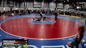 95 lbs Round 2 (6 Team) - Emmett Williams, DARKHORSE WRESTLING CLUB vs Spencer Foutz, GREAT BRIDGE WRESTLING CLUB - GREEN