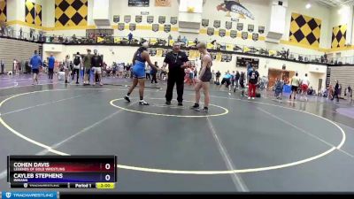 160 lbs Cons. Round 3 - Cohen Davis, Legends Of Gold Wrestling vs Cayleb Stephens, Indiana