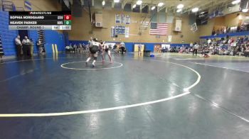 120lbs Champ. Round 1 - Sophia Nordgaard, Stevenson (Girls) vs Heaven Parker, Royal (Girls)