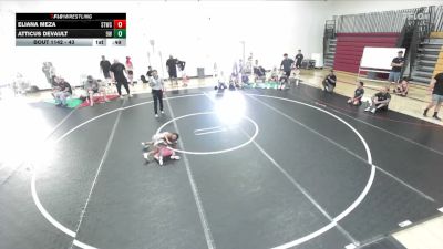 43 lbs Round 3 - Eliana Meza, Pounders WC vs Atticus DeVault, 951 WC