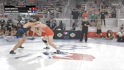 215 lbs Cons. Round 3 - Gavin Gentille, Illinois vs Colton Lemons, MVKWA Miamisburg Youth Wrestling Club