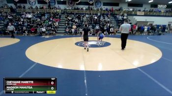 107 lbs Cons. Round 2 - Madison Mahutga, Arcadia vs Cheyanne Marette, Clear Lake
