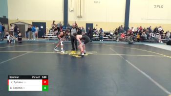 155 lbs Semifinal - Kade Splinter, Team Nazar vs Carter Simonis, X-Factor Elite