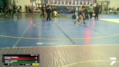 139 lbs Cons. Round 3 - Ethan Powell, Carlsbad vs Tony Chavez, Albuquerque