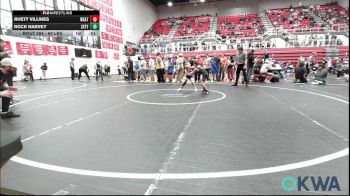 60 lbs Semifinal - Rhett Villines, Weatherford Youth Wrestling vs Rock Harvey, Standfast