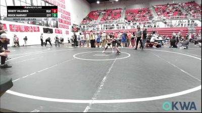 60 lbs Semifinal - Rhett Villines, Weatherford Youth Wrestling vs Rock Harvey, Standfast