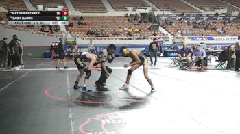 115-D3 Cons. Round 2 - Nathan Pacheco, Sabino vs Cash Kasun, Prescott High School