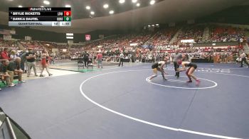 130 lbs Quarterfinal - Brylie Ricketts, Lindsborg-Smoky Valley HS vs Danica Dautel, Goodland HS