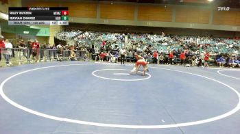 120 lbs Round Of 16 - Riley Butzen, Mountain View AZ vs Izayiah Chavez, Allen