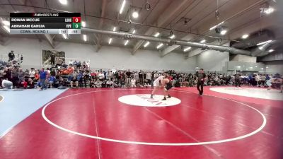 165 lbs Cons. Round 1 - Rowan McCue, Longmont vs Abraham Garcia, Vista Peak