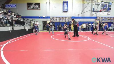 46 lbs Consolation - Dexter Borgstrom, Owasso Takedown Club vs Kane Leyba, Team Tulsa Wrestling Club
