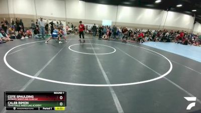 115-124 lbs Round 1 - Caleb Inmon, Texas Eagle Wrestling Academy vs Cote Spaulding, Patriots Wrestling Club LLC