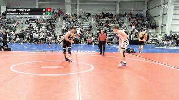 160 lbs Quarterfinal - Kamon Thompson, UT vs Matthew Kaiser, VA