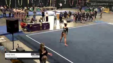 Heidi Sand - Floor, Air Force Academy - 2021 GymQuarters Invitational