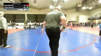 121 lbs Quarterfinal - Liam Driscoll, New England Gold MS vs Lucas Miller, Pride MS
