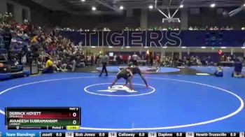 120 lbs Champ. Round 1 - Derrick Hoyett, Opelika Hs vs Avaneesh Subramaniam, Lambert