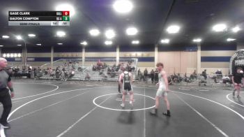 150 lbs Semifinal - Gage Clark, GALLARDO Wr Ac vs Dalton Compton, DC Academy