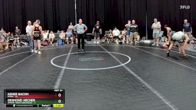 160 lbs Round 3 (8 Team) - Asher Bacon, POWA vs Desmond Archer, Junior Terps Northeast