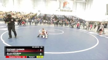 50 lbs Cons. Round 2 - Zachary Garner, LeRoy Wrestling vs Ellis Dziuban, Proper-ly Trained