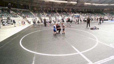 56 lbs Semifinal - Liam Roesener, Choctaw Ironman Youth Wrestling vs Baker Bell, Dark Cloud Wrestling Club